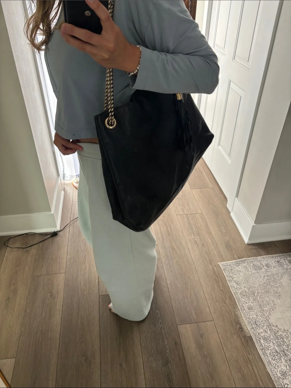 Black Gucci hobo large Interlocking G Soho Large